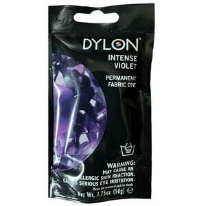 NEW Dylon Permanent Fabric Dye, Intense Violet, 1.75-Ounce